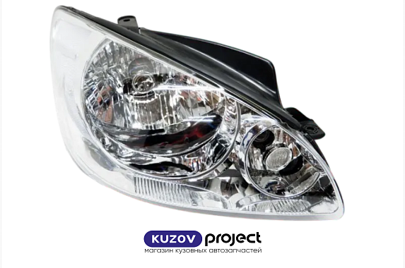 Фара правая с механическим корректором Hyundai Getz 2005-2011 (DEPO / Тайвань)